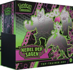 Pokémon-Sammelkartenspiel: Top-Trainer-Box Karmesin & Purpur – Nebel der Sagen